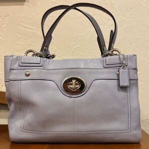 Coach Lilac Leather Penelope Tote